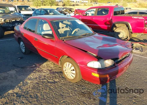 1996 Geo Prizm Lsi from USA, damaged, VIN 1Y1SK5267TZ002390